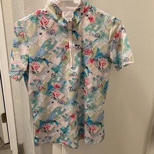 Women's San Soleil golf shirt UPF 50 size small